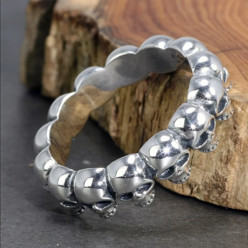 Sterling Silver Skull Ring